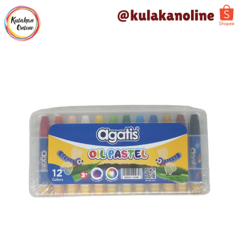 

Crayon Agatis Oil Pastel Eco 12 Warna Hexagonal Shape