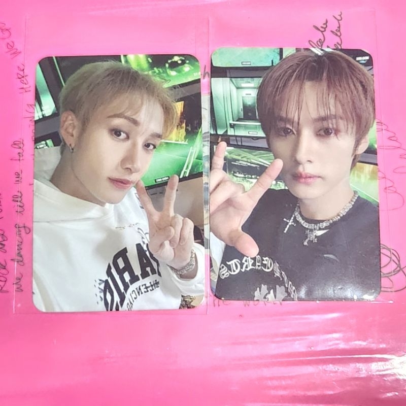 [Bangchan / Lee know] STRAY KIDS Photocard Apple Music POB [Pre-Order benefit] - Official from Album