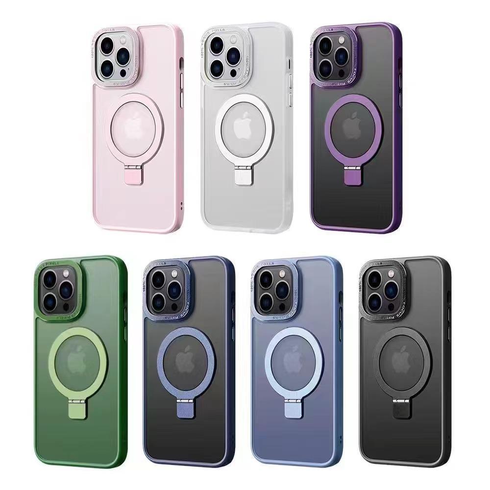 Premium Frosted 2in1 Magsafe Ring Holder Case iPhone XR X Xs Max 11 Pro Max 12 Pro Max 13 Pro max 14 Pro Max 15 Pro Max Plus