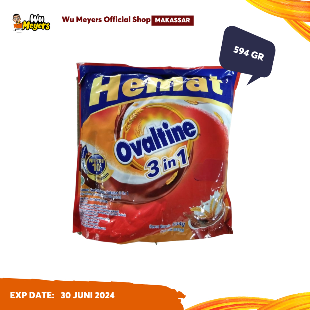 

PROMO Ovaltine 3in1 P10 33g New Susu Bubuk Coklat - Wu Meyers Makassar