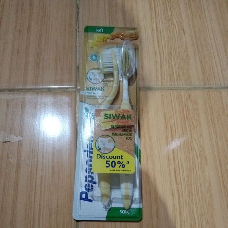 Pepsodent Sikat Gigi Siwak Isi 2 pcs