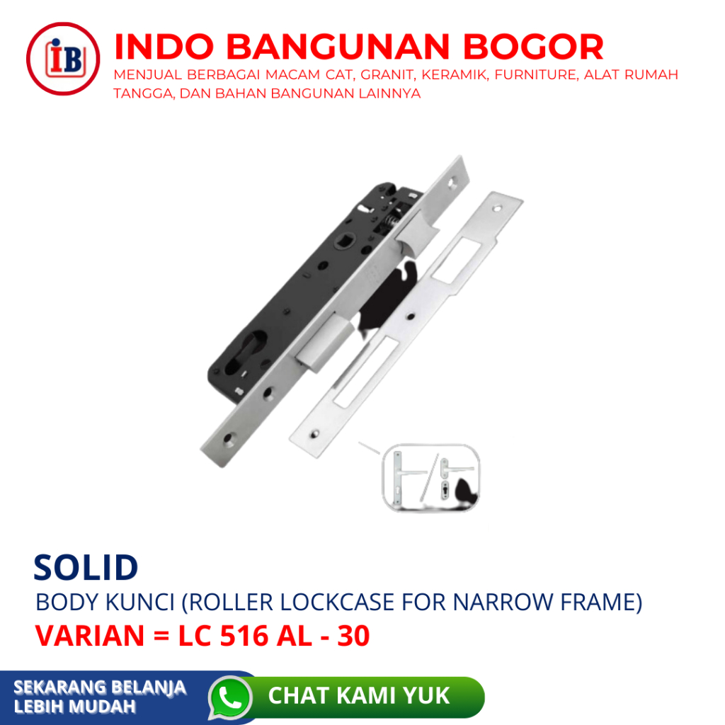 BODY KUNCI LC 516 AL-30/LC 517 AL-30