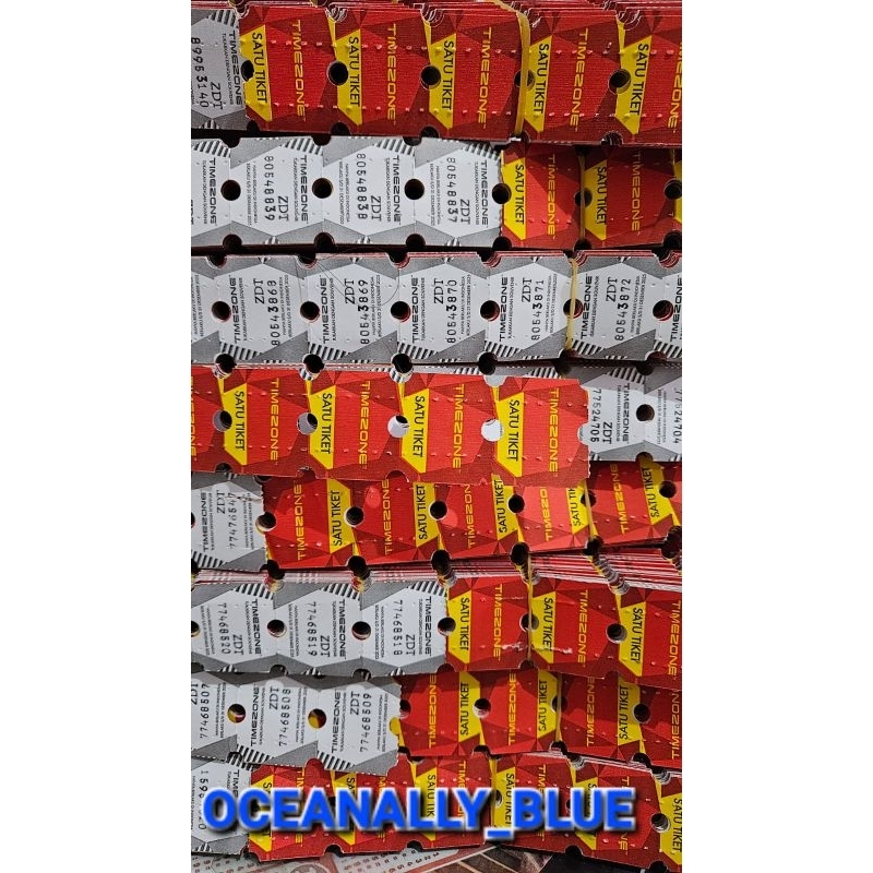 TIKET TIMEZONE 5.000 tiket  + 150 tiket (BONUS TIKET)