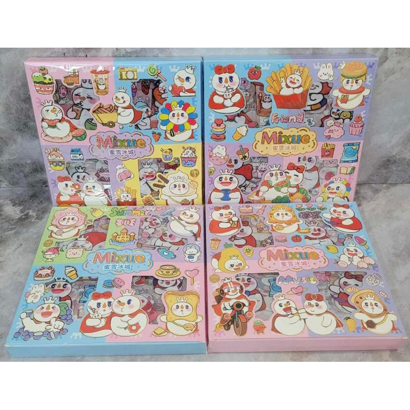 Stiker Mixue 100pcs, Stiker Mixue Anak, Stiker Anak