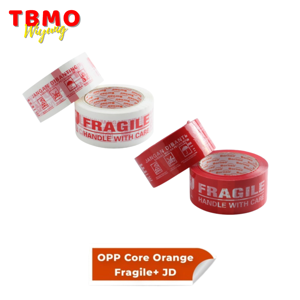 

Lakban Fragile Borneo Fragile + Jangan Dibanting - Pcs