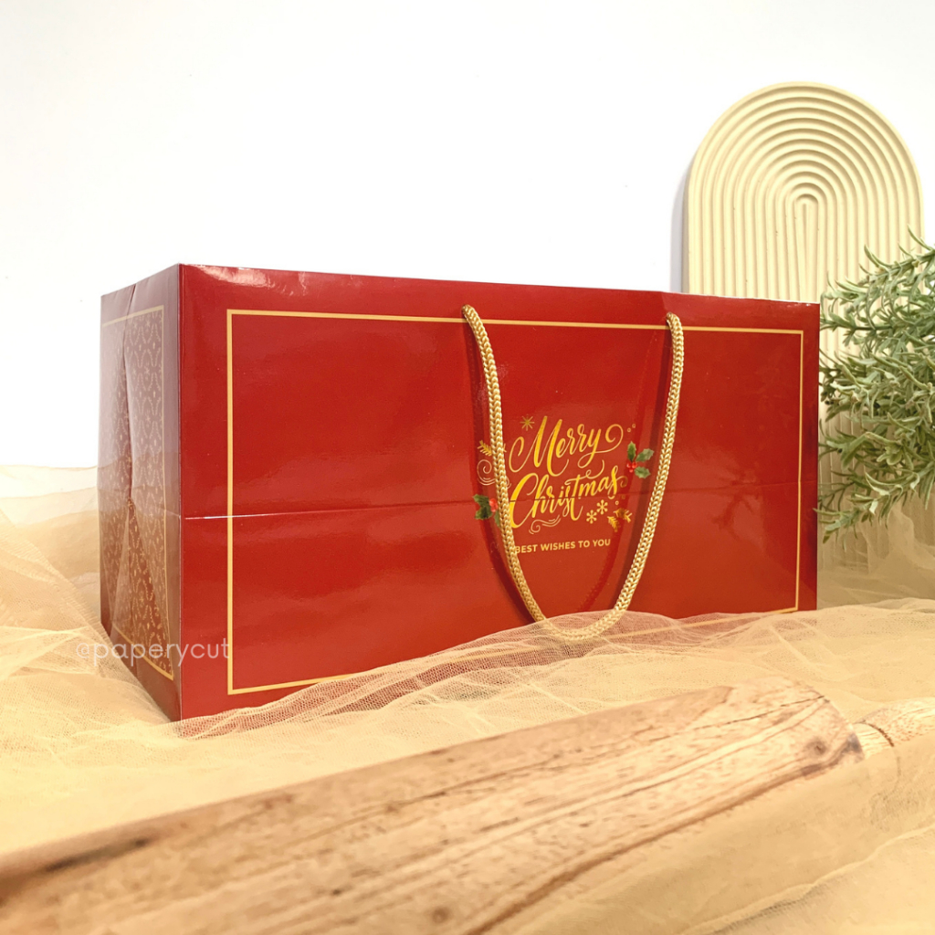 

Paperbag Kue Cookies Natal / Christmas 30 x 15 x 16 cm