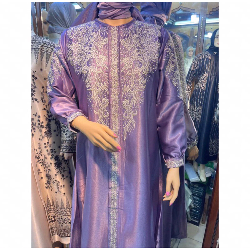 Gamis satin kristal original