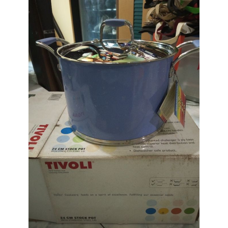 Panci Tivoli Stainless Steel ukuran 24 cm