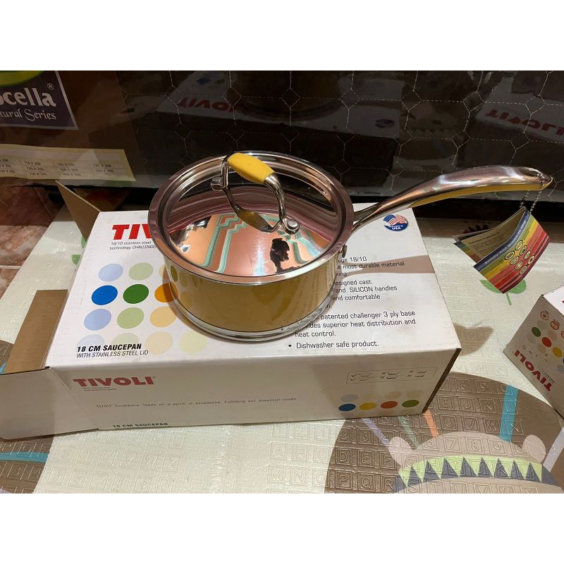 Panci Tivoli Stainless Steel ukuran 18 cm