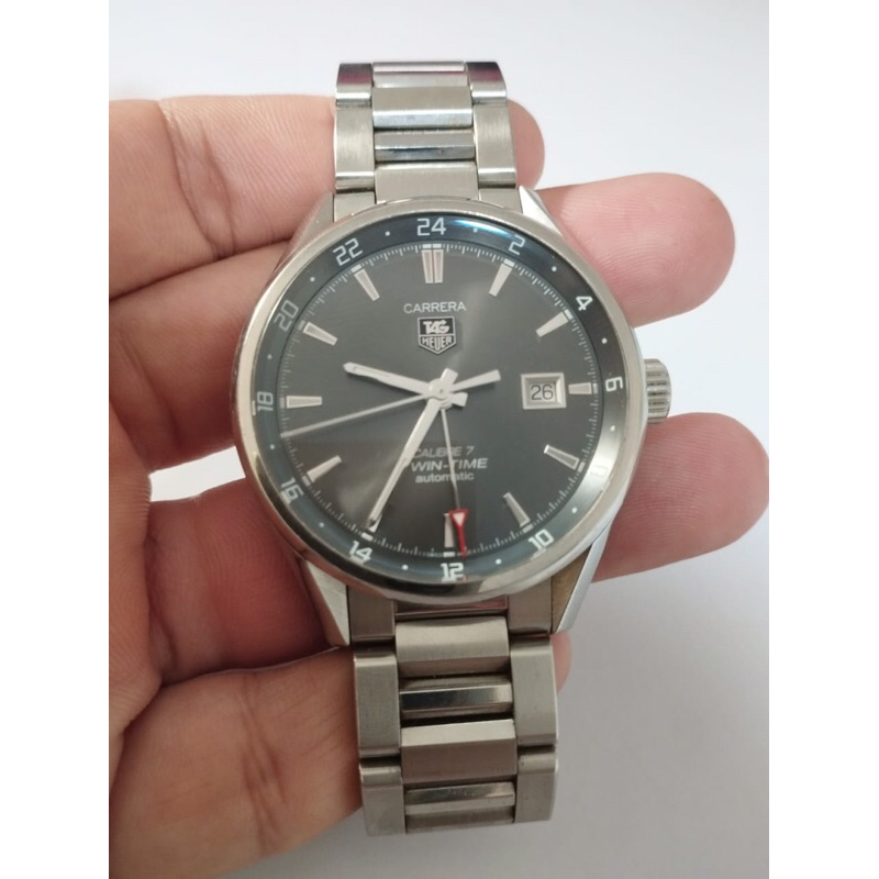 jam tag heuer carrera twin time