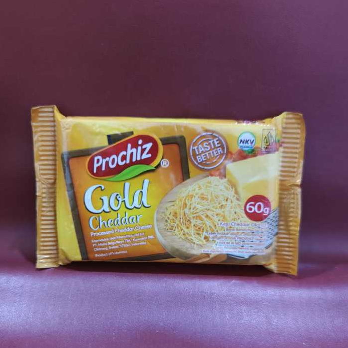 

Keju Prochiz Gold Cheddar 60gr