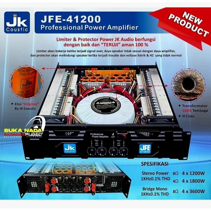 POWER JK COUSTIC JFE-41200 Anti konslet
