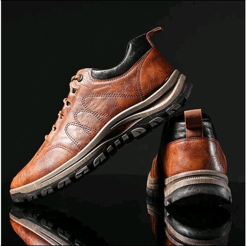 Sepatu Asli A-11 sepatu import pria kulit asli