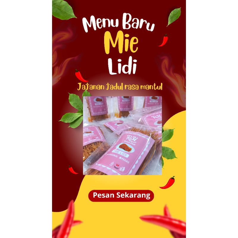 

Mie lidi kriuk PAKET6 pcs