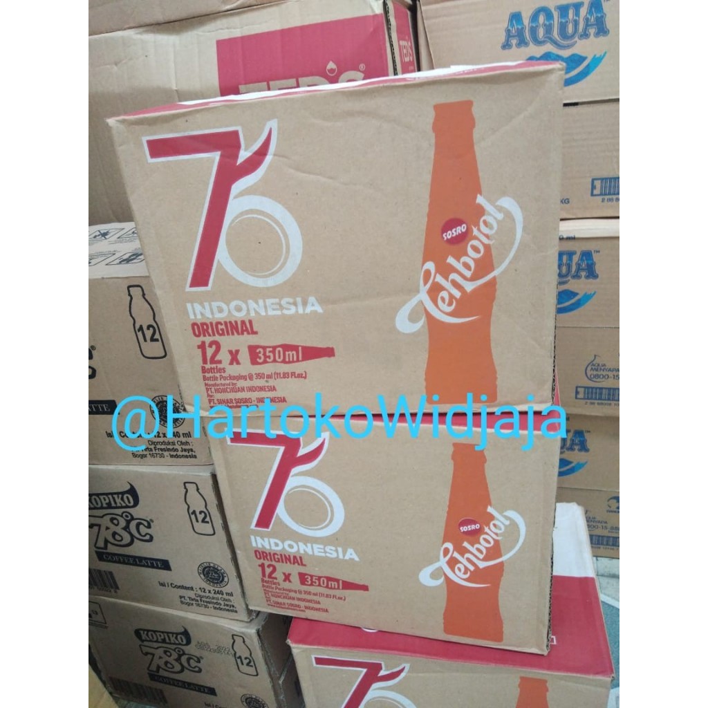 

TEH BOTOL SOSRO ORIGINAL 350ML DUS ISI 12 BOTOL