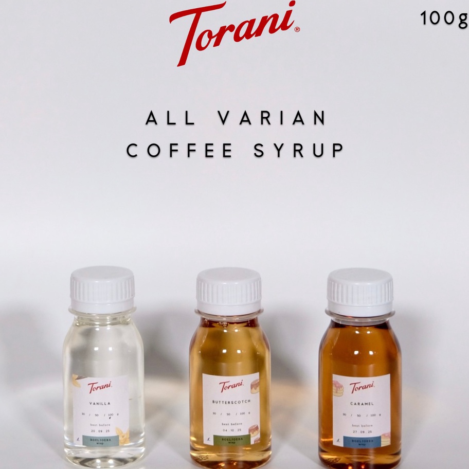 

Terlaris Torani All Varian Coffee Syrup Repack [30, 50, 100 ] g Kirim Langsung