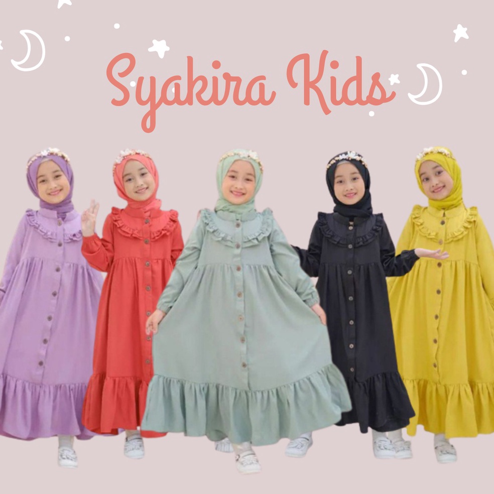 Hemat Banget PROMO Gamis Anak Perempuan / Gamis Terbaru 2022 / Baju Gamis Anak Perempuan / Baju Musl