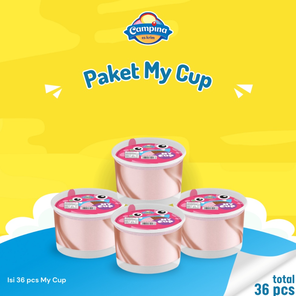 

FLASH SALE⚡ CAMPINA PAKET MY CUP - ES KRIM