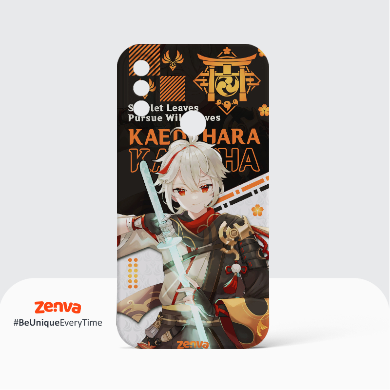 Custom Softcase Case Cosplay Kaedehara Kazuha Genshin Impact - Phone Soft Case Casing HP Anime Game 