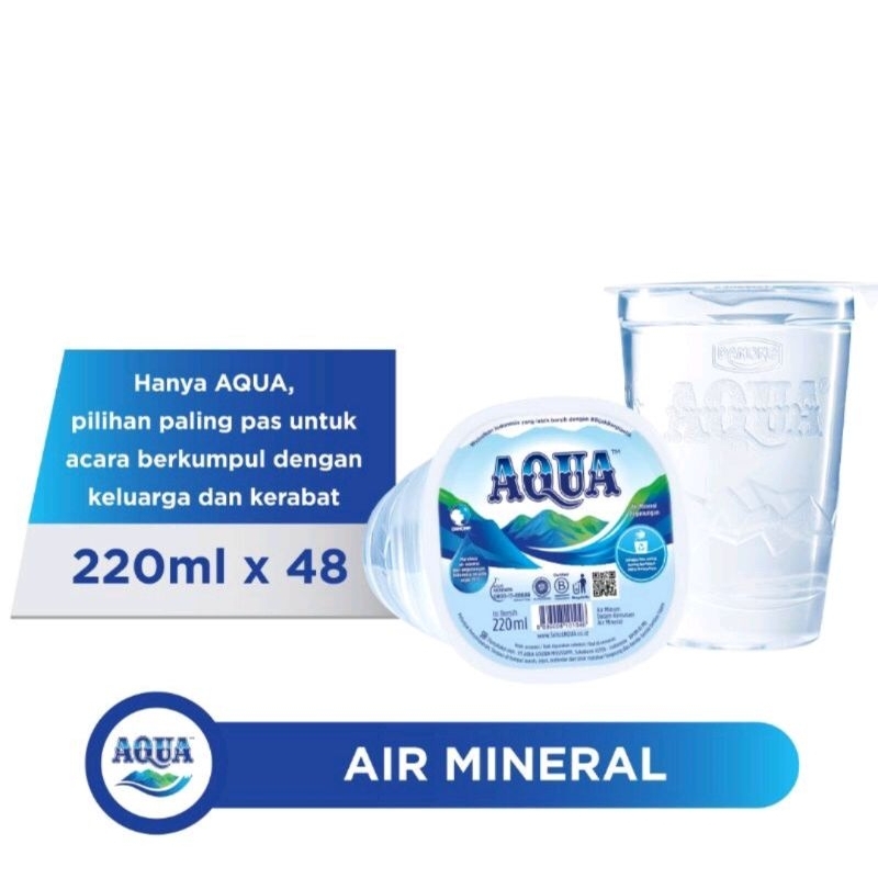 

Aqua Gelas 220 ml