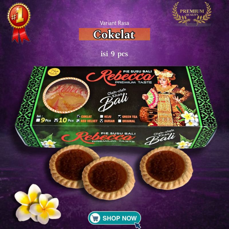 

Pie Susu Rebecca Varian Coklat 10 Pcs