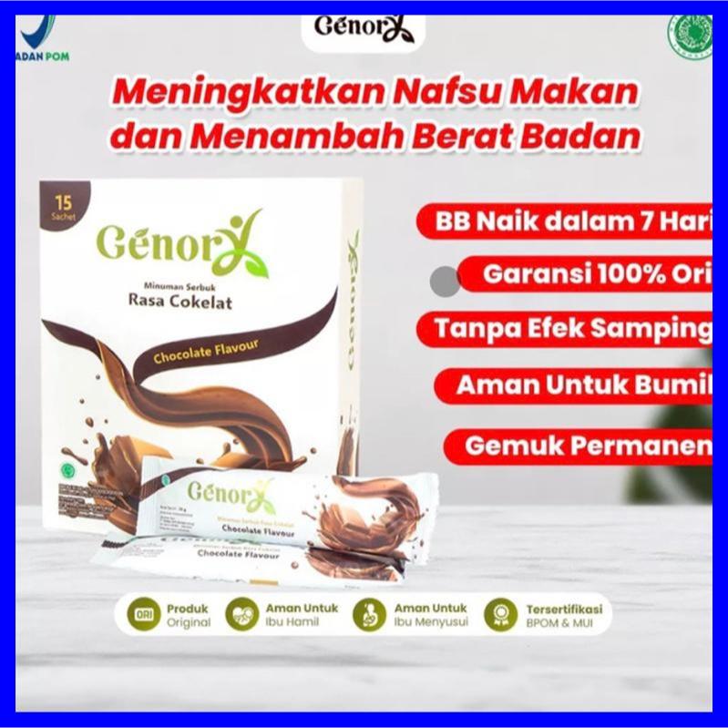 

Genory Susu Penambah Berat Badan Rasa Coklat BPOM Approved