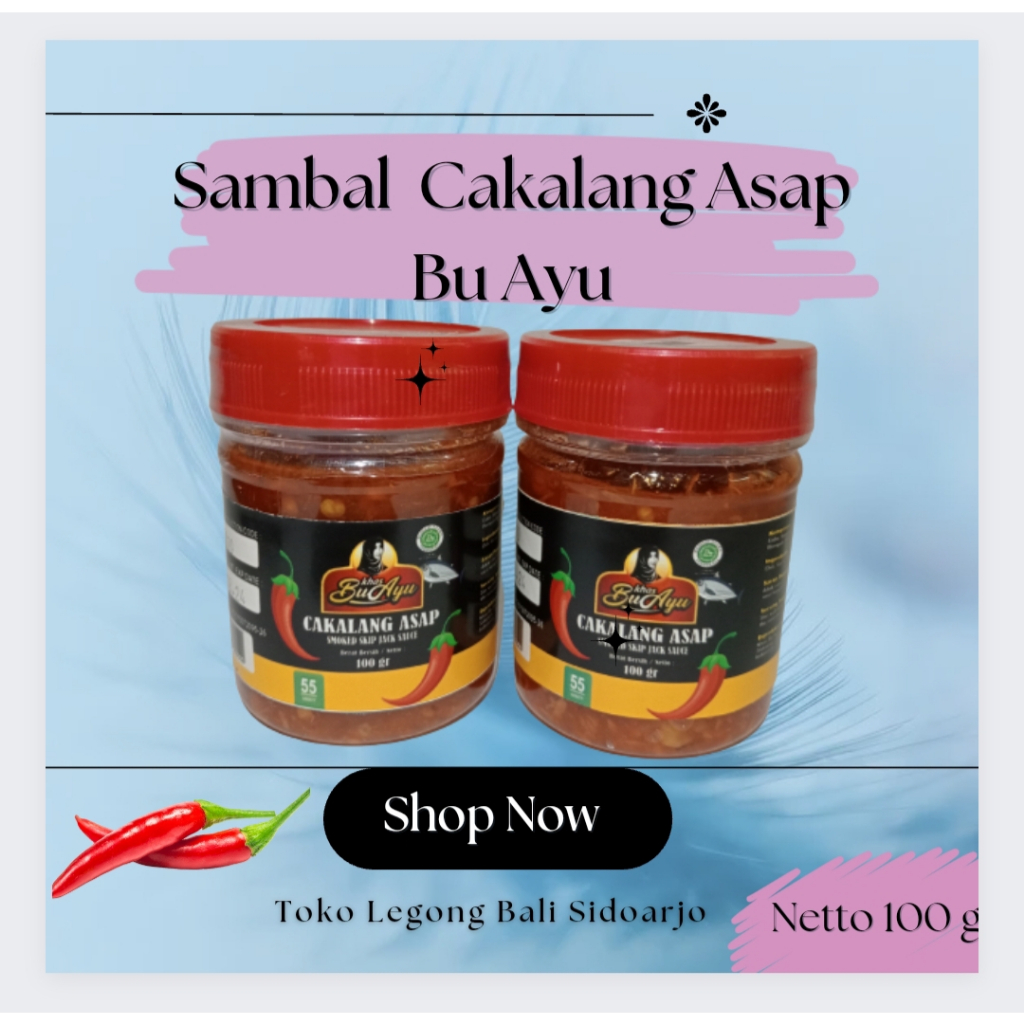 

KHAS BU AYU SAMBAL 100gr | CAKALANG ASAP SAMBEL - Sambal