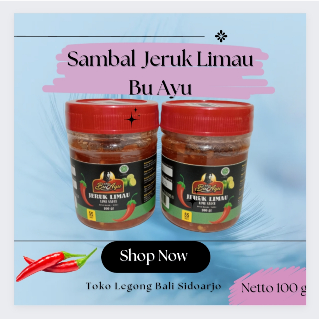 

KHAS BU AYU SAMBAL 100gr | JERUK LIMAU SAMBEL - Sambal