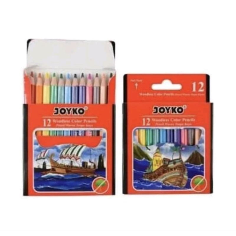 

( PER SET ) PENSIL WARNA JOYKO 12 WARNA CP 107