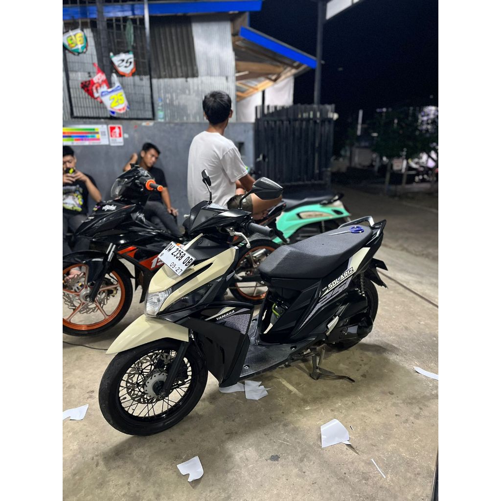 Yougz Rezeky Stiker Striping Yamaha Mio M3 Custom Solariz Request Bebas Desain
