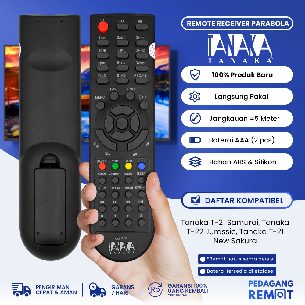 Remot Remote Receiver Parabola Tanaka T-21 Samurai / Tanaka T-22 Jurassic
