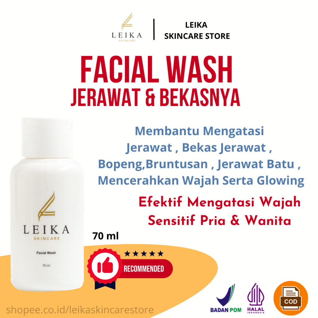Toner Leika Skincare Penghilang Jerawat Bpom Penghilang Bekas Jerawat Bopeng Bruntusan Mencerahkan W