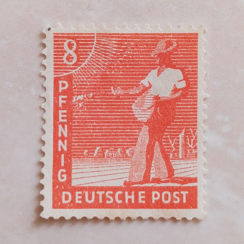 

(AE) Perangko Jerman,Pendudukan Amerika-Inggris-Soviet 1947 2nd Allied Control Council Issue 8 pf Mint