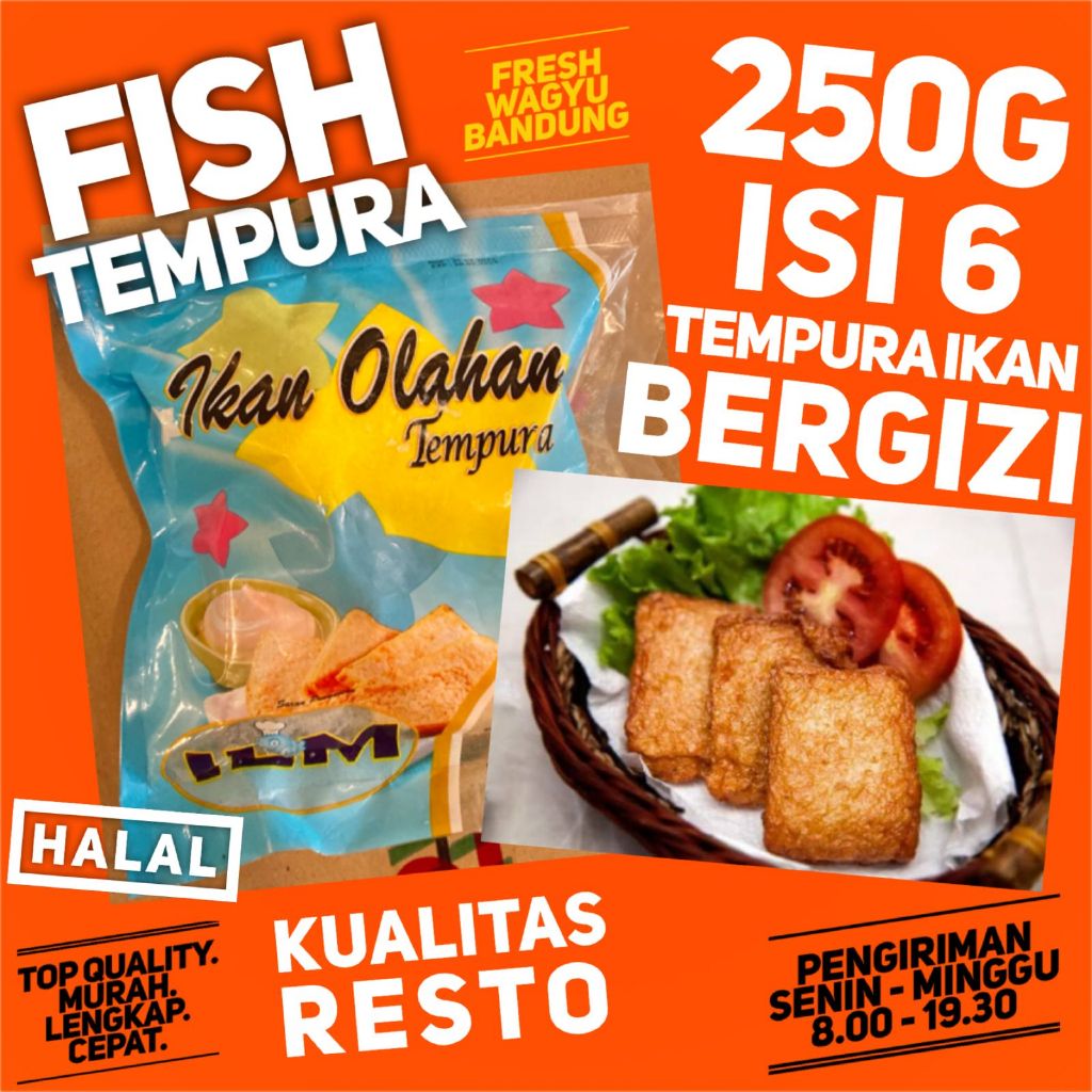 

ILM FISH TEMPURA KOTAK Halal Naget Ikan Bergizi Enak