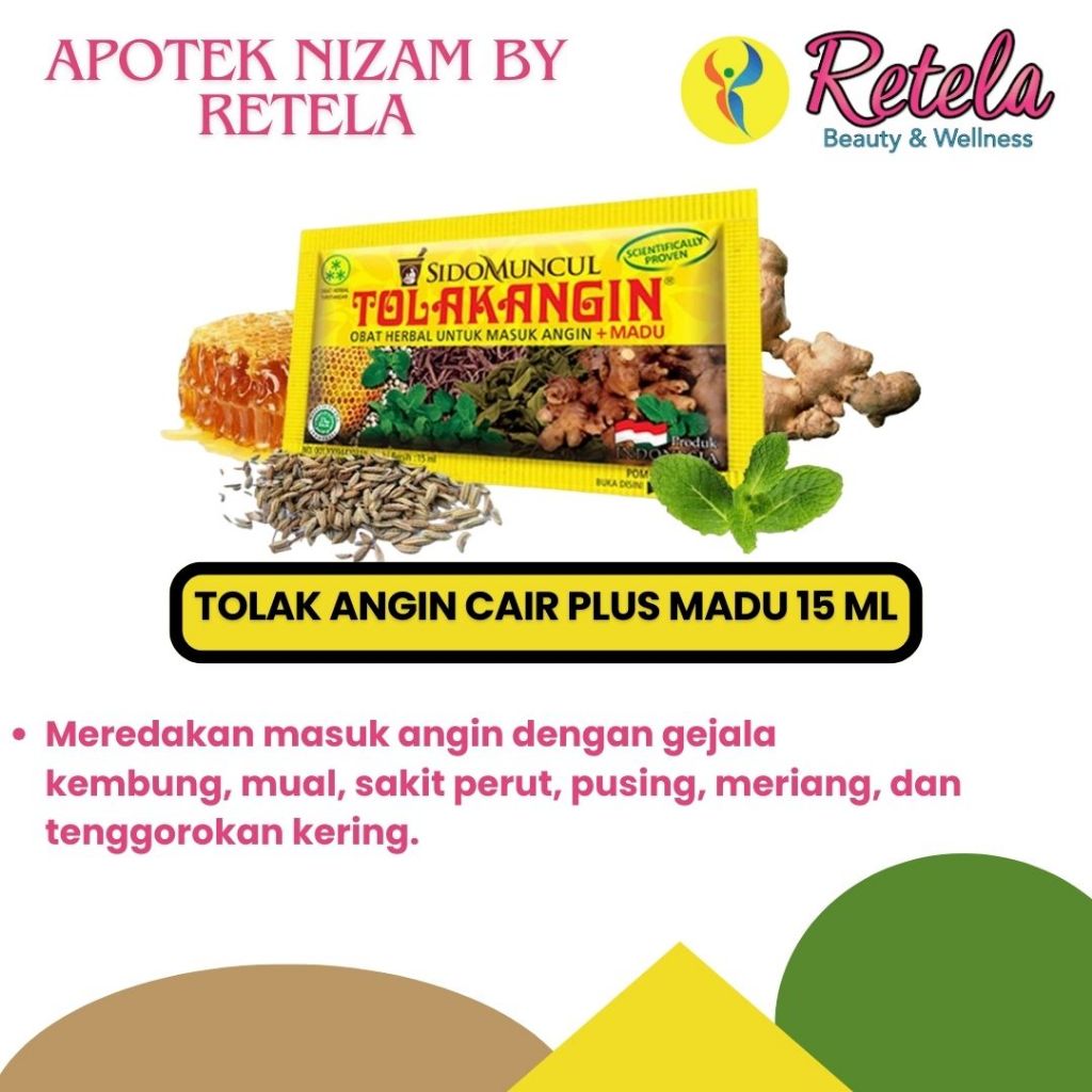 

Tolak Angin Cair Plus Madu 15 ml