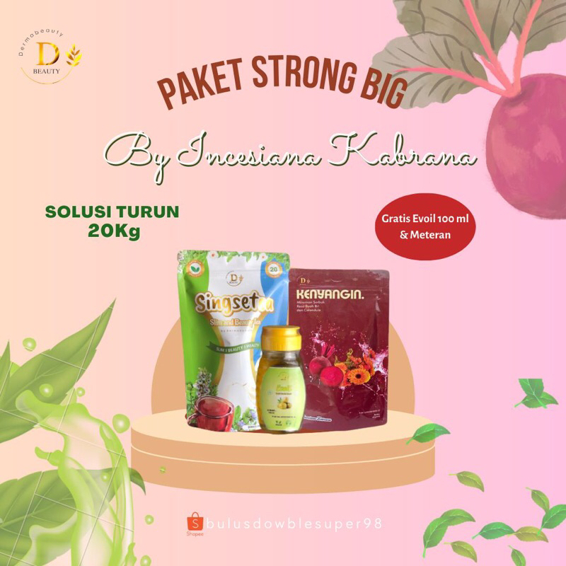 

Paket strong big|pelangsing Bb |turun bb dalam 2minggu