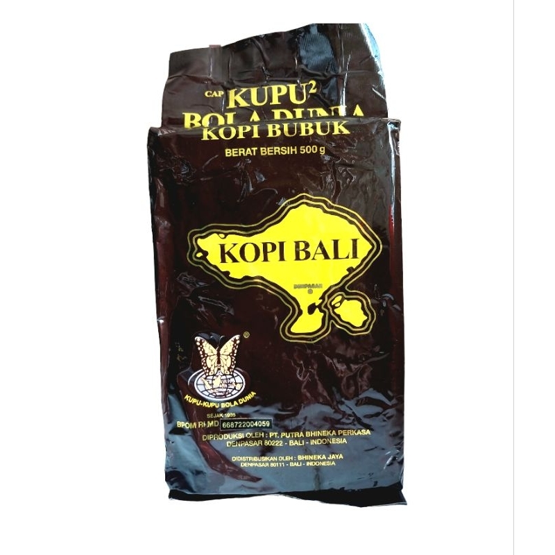 

kopi bali kupu kupu bola dunia aluminium / kopi bola dunia / kopi bali