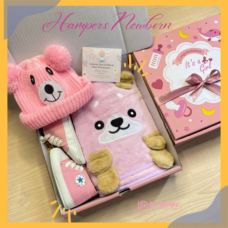 HAMPERS HANDUK BAYI LAHIR SET LUCU / HAMPERS BAYI HANDUK BAJU SEPATU SATU SET LUCU LAKI PEREMPUAN/ K