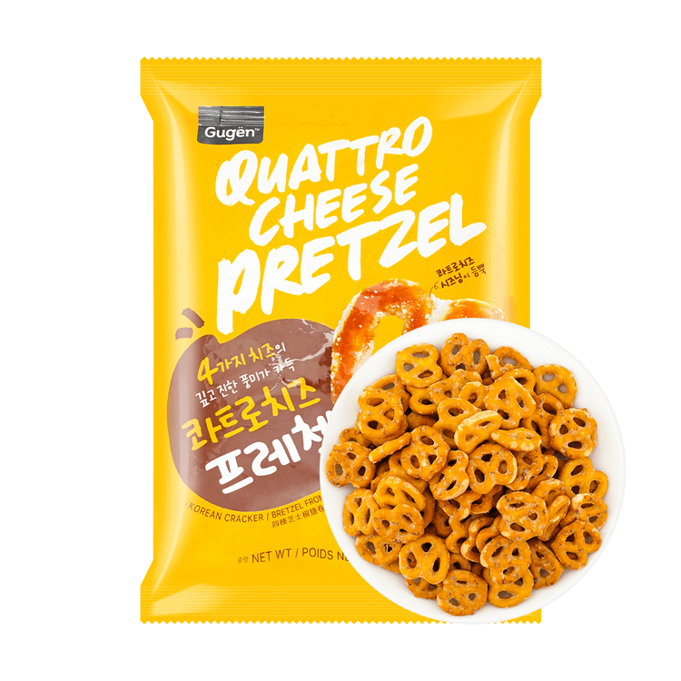 

QUATTRO CHEESE PRETZEL 150G