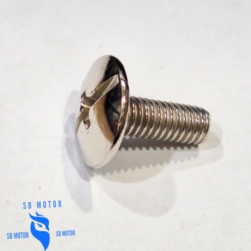 BAUT BODY M6 DRAT 10 CROME MODEL PAYUNG CRUM