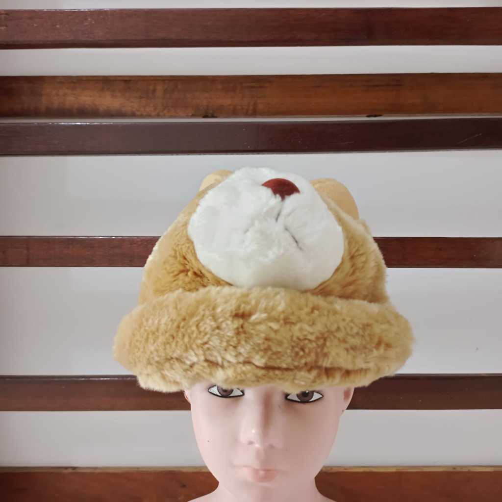 Topi Boneka Hewan - Topi anak bayi balita karakter animal hewan lucu