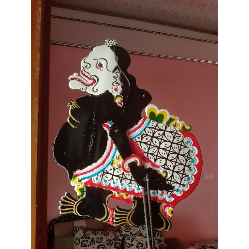 wayang kulit kertas semar