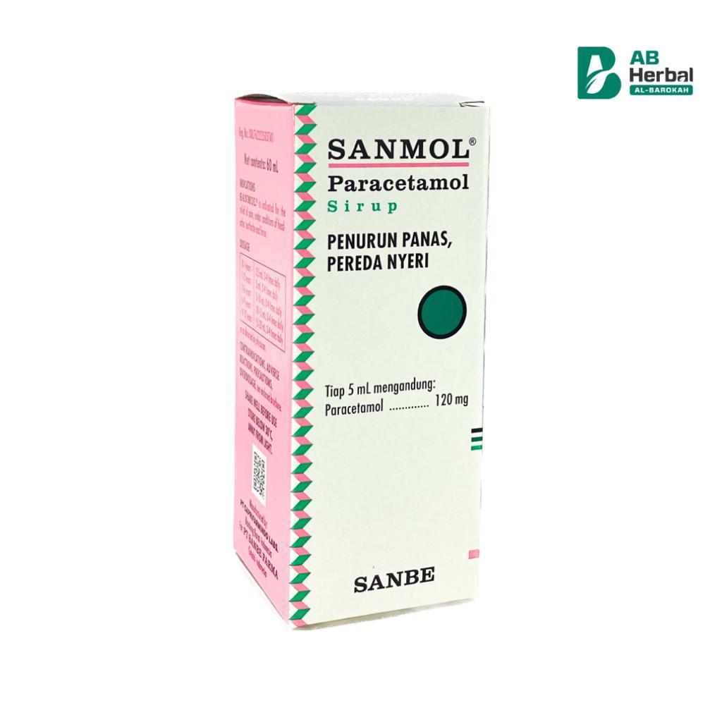 SANMOL SIRUP 60 ML / Sanmol Syrup / Sirup Sanmol / Obat penurun panas anak