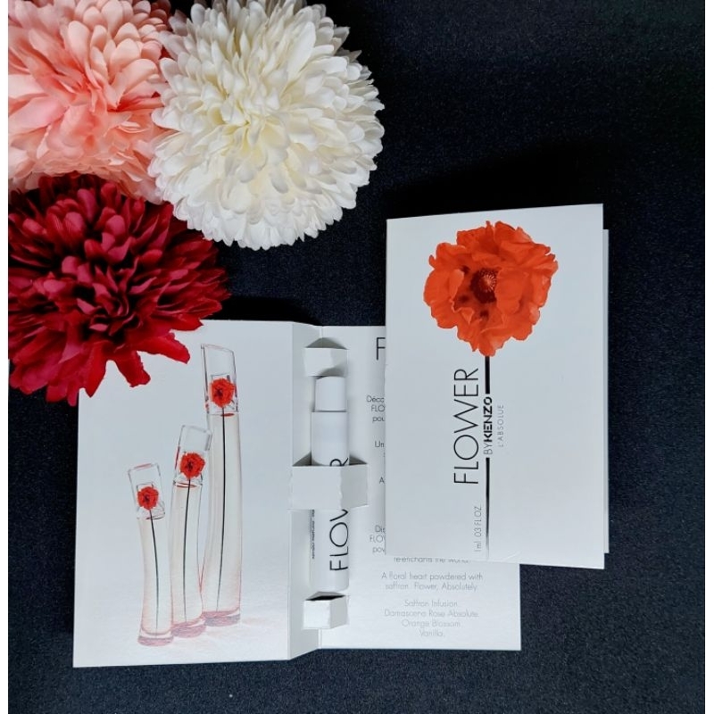 VIAL PERFUME PARFUM ORIGINAL FLOWER BY KENZO ABSOLUE EDP