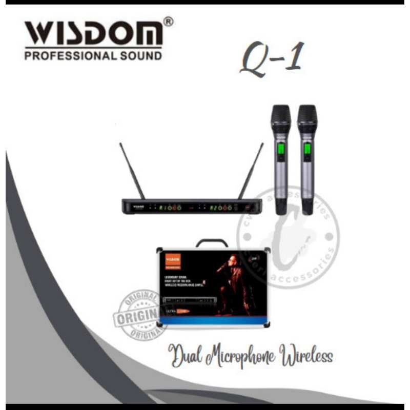 Mic Wireless wisdom Q-One Microphone wireless Original Q1