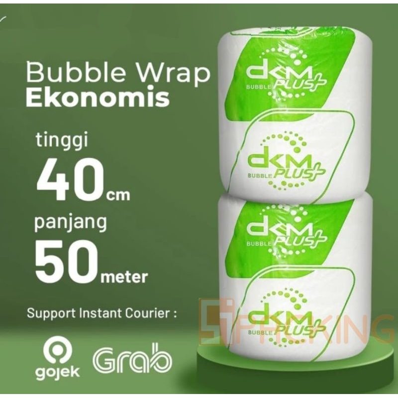 

PLASTIK BUBBLE WRAP ROLL BENING PUTIH HITAM DKM 40X50