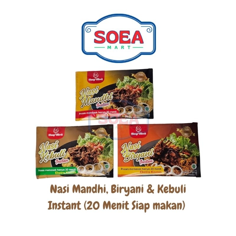 Nasi Kebuli / Nasi Biryani / Nasi Mandhi Instant Bang Moch