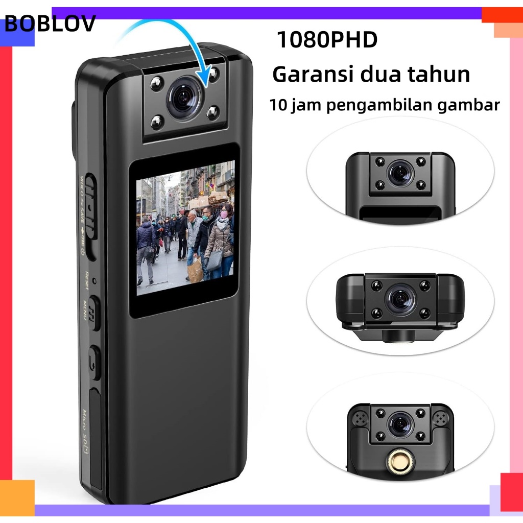 BOBLOV A22 kamera pengintai camera mini dash camera mobil pisau tersembunyi kamera digital spy camer