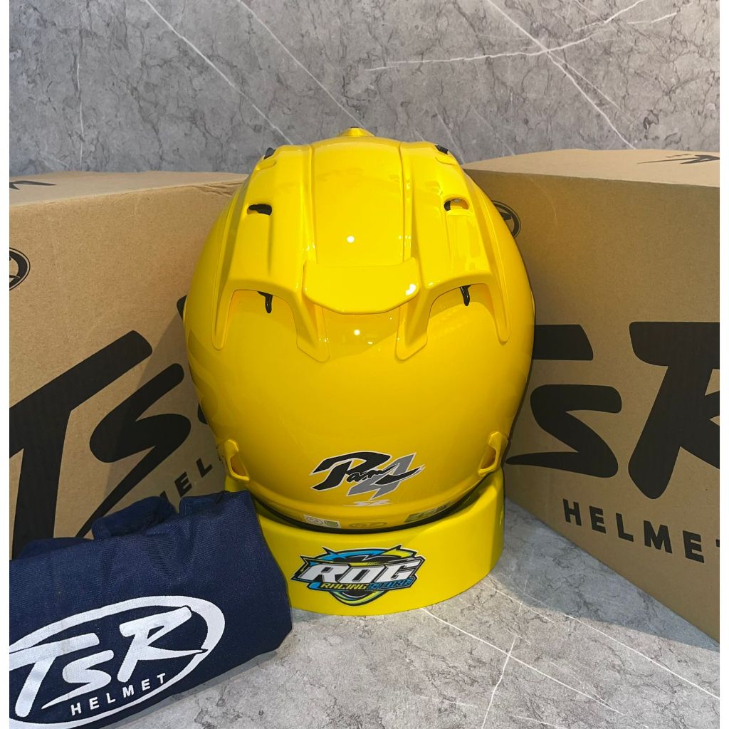 HELM TSR RAM 4 YAMAHA YELLOW