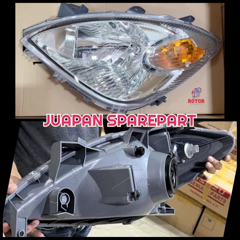 HEADLAMP LAMPU DEPAN AVANZA VVTI XENIA VVTI 2004 2005 2006 2007 ORIGINAL